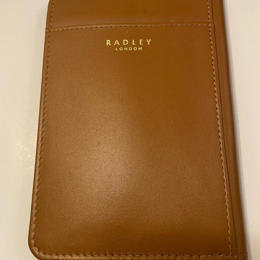 New Radley London Leather Passport Cover - DOG LOVERS